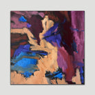 Abstract expressionist painting Disco Nights by Kylie Sams.