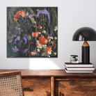 Original abstract painting 'Evermore' by Kylie Sams, featuring expressive gestural brushwork and layered movement with subtle references to landscape, atmosphere and the natural world.