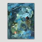 Contemporary abstract landscape painting by Kylie Sams with flowing brushstrokes, earthy tones, and subtle texture - a reflection on identity, nature, and feeling - front view